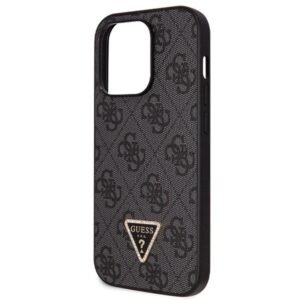 Guess GUHCP14LP4TDSCPK Apple iPhone 14 Pro 6.1" juodos spalvos kietas dėklas Crossbody 4G Metal Logo - Image 7