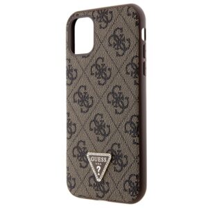 Guess GUHCN61P4TDSCPW Apple iPhone 11 / Xr 6.1" rudos spalvos kietas dėklas Crossbody 4G Metal Logo - Image 6