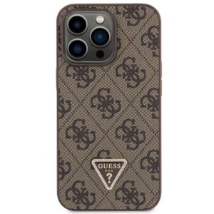 Guess GUHCP13LP4TDSCPW Apple iPhone 13 Pro / 13 6.1" rudos spalvos kietas dėklas Crossbody 4G Metal Logo - Image 3