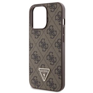 Guess GUHCP13LP4TDSCPW Apple iPhone 13 Pro / 13 6.1" rudos spalvos kietas dėklas Crossbody 4G Metal Logo - Image 7