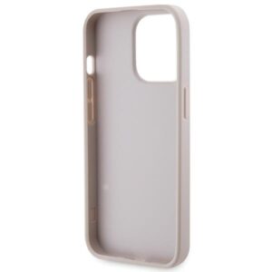 Guess GUHCP13LP4TDSCPP Apple iPhone 13 Pro / 13 6.1" rožinės spalvos kietas dėklas Crossbody 4G Metal Logo - Image 8