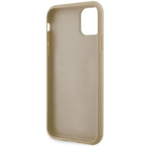 Guess GUHCN61HG4SGD Apple iPhone 11 / Xr 6.1" gold kietas dėklas Glitter Script Big 4G - Image 7