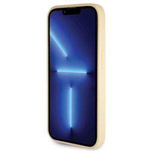 Guess GUHCP14LHG4SGD Apple iPhone 14 Pro 6.1" gold kietas dėklas Glitter Script Big 4G - Image 5