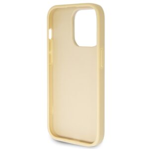Guess GUHCP14LHG4SGD Apple iPhone 14 Pro 6.1" gold kietas dėklas Glitter Script Big 4G - Image 7