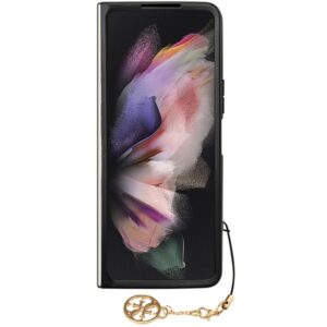 Guess GUHCZFD5GF4GBR F946 Z Fold5 rudos spalvos kietas dėklas 4G Charms Collection - Image 4