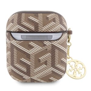 Guess GUA2PGCE4CW AirPods 1/2 dėklas rudos spalvos GCube Charm - Image 2