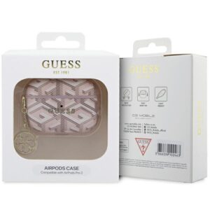 Guess GUAP2PGCE4CP AirPods Pro 2 (2022/2023) dėklas rožinės spalvos GCube Charm - Image 4