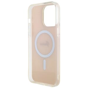 Guess GUHMP15LHITSP Apple iPhone 15 Pro 6.1" rožinės spalvos kietas dėklas IML Iridescent MagSafe - Image 7