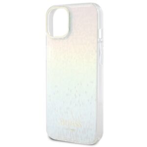 Guess GUHCP15SHDECMI Apple iPhone 15 / 14 / 13 6.1"kietas dėklas IML Faceted Mirror Disco Iridesc - Image 6