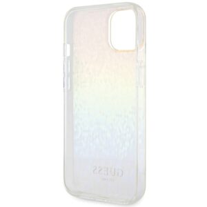 Guess GUHCP15SHDECMI Apple iPhone 15 / 14 / 13 6.1"kietas dėklas IML Faceted Mirror Disco Iridesc - Image 7