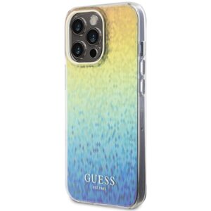 Guess GUHCP15XHDECMI Apple iPhone 15 Pro Max 6.7" kietas dėklas IML Faceted Mirror Disco Iridescen - Image 2