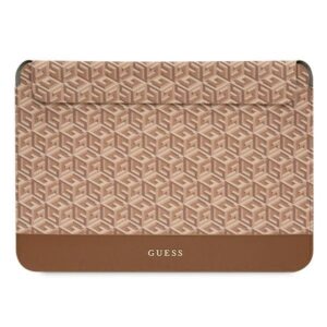 Guess Dėklas kompiuteriui GUCS16HGCFSEW 16" rudos spalvos GCube Stripes - Image 1