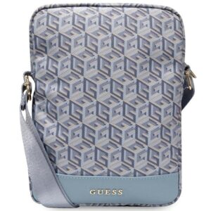 Guess Bag GUTB10HGCFSEB 10" blue GCube Stripe Tablet Bag - Image 1