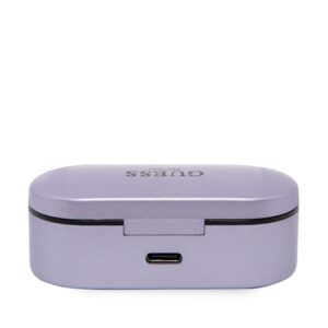 Guess GUTWST31EG TWS Bluetooth ausinės + docking station violetinės spalvos - Image 3