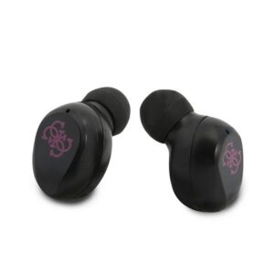 Guess GUTWST31EK TWS Bluetooth ausinės + magenta docking station - Image 4