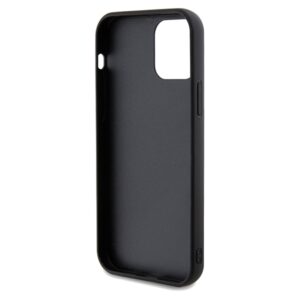 Guess GUHCP12MPSFDGSK Apple iPhone 12/12 Pro 6.1" juodos spalvos kietas dėklas Sequin Script Metal - Image 7