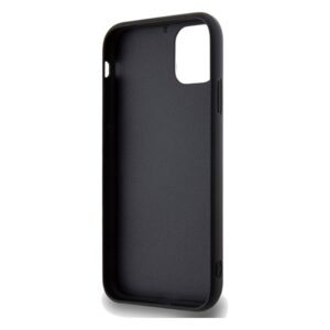 Guess GUHCN61PMSDGSK Apple iPhone 11 / Xr 6.1" juodos spalvos kietas dėklas Disco Metal Script - Image 7