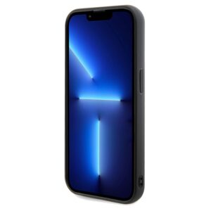 Guess GUHCP14XPMSDGSK Apple iPhone 14 Pro Max 6.7" juodos spalvos kietas dėklas Disco Metal Script - Image 5