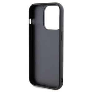 Guess GUHCP14XPMSDGSK Apple iPhone 14 Pro Max 6.7" juodos spalvos kietas dėklas Disco Metal Script - Image 7