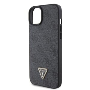 Guess GUHCP15SP4TDSCPK Apple iPhone 15 / 14 / 13 6.1" juodos spalvos kietas dėklas Crossbody 4G Metal Logo - Image 6