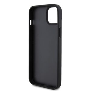 Guess GUHCP15SP4TDSCPK Apple iPhone 15 / 14 / 13 6.1" juodos spalvos kietas dėklas Crossbody 4G Metal Logo - Image 7