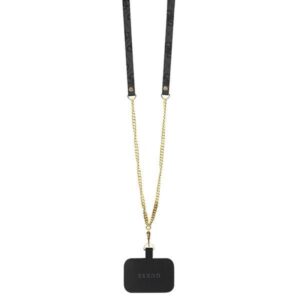 Guess GUHCP15SP4TDSCPK Apple iPhone 15 / 14 / 13 6.1" juodos spalvos kietas dėklas Crossbody 4G Metal Logo - Image 8