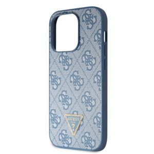 Guess GUHCP14XP4TDSCPB Apple iPhone 14 Pro Max 6.7" blue kietas dėklas Crossbody 4G Metal Logo - Image 7