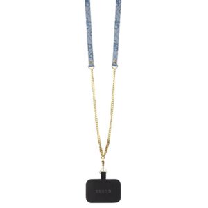 Guess GUHCP15LP4TDSCPB Apple iPhone 15 Pro 6.1" blue kietas dėklas Crossbody 4G Metal Logo - Image 6
