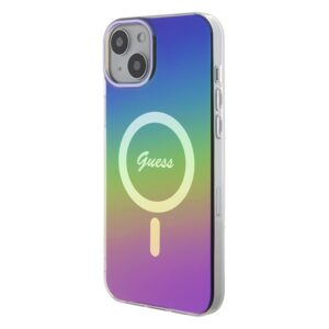 Guess GUHMP15MHITSK Apple iPhone 15 Plus/ 14 Plus 6.7" rainbow kietas dėklas IML Iridescent MagSa - Image 2