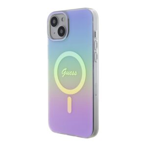Guess GUHMP15MHITSU Apple iPhone 15 Plus/ 14 Plus 6.7" violetinės spalvos kietas dėklas IML Iridescent MagSafe - Image 2