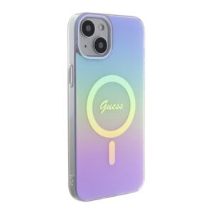 Guess GUHMP15MHITSU Apple iPhone 15 Plus/ 14 Plus 6.7" violetinės spalvos kietas dėklas IML Iridescent MagSafe - Image 4