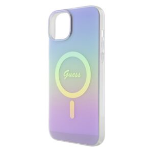 Guess GUHMP15MHITSU Apple iPhone 15 Plus/ 14 Plus 6.7" violetinės spalvos kietas dėklas IML Iridescent MagSafe - Image 6
