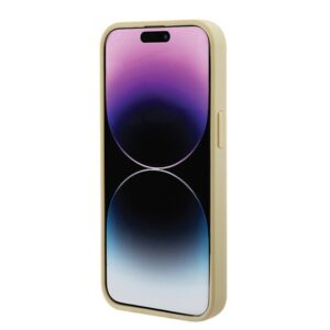 Guess GUHMP15MPSAHMCB Apple iPhone 15 Plus/ 14 Plus 6.7" gold kietas dėklas Saffiano MagSafe - Image 7