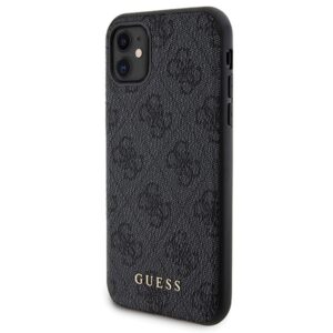 Guess GUBPM5N614GEMGK Set Apple iPhone 11 6.1" hardcase + Powerbank 5000mAh MagSafe juodos spalvos 4G Metal Lo - Image 2