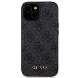 Guess Set GUBPM5P15S4GEMGK Apple iPhone 15 6.1" hardcase + Powerbank 5000mAh MagSafe juodos spalvos 4G Met - Image 3