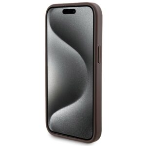 Zestaw Guess GUBPM5P15S4GEMGW Apple iPhone15 6.1" hardcase + Powerbank 5000mAh MagSafe rudos spalvos 4G Metal Logo - Image 5