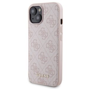 Guess Set GUBPM5P15S4GEMGP Apple iPhone 15 6.1" hardcase + Powerbank 5000mAh MagSafe rožinės spalvos 4G Meta - Image 2