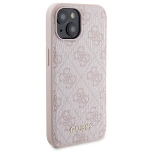 Guess Set GUBPM5P15S4GEMGP Apple iPhone 15 6.1" hardcase + Powerbank 5000mAh MagSafe rožinės spalvos 4G Meta - Image 4