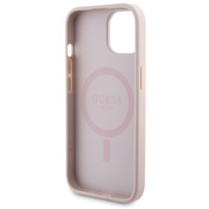Guess Set GUBPM5P15S4GEMGP Apple iPhone 15 6.1" hardcase + Powerbank 5000mAh MagSafe rožinės spalvos 4G Meta - Image 7