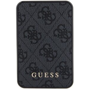 Guess Powerbank 15W GUPB5LP4GEGK 5000mAh juodos spalvos 4G Leather Metal Logo - Image 2