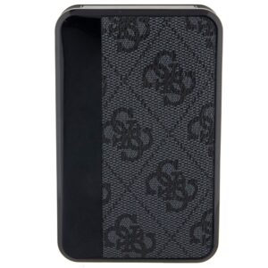 Guess Powerbank 18W GUPB10DP4GEGK 10000mAh juodos spalvos 4G Leather Metal Logo - Image 4