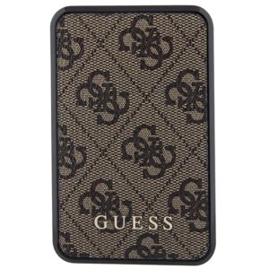 Guess Powerbank 18W GUPB10DP4GEGW 10000mAh rudos 4G Leather Metal Logo - Image 2