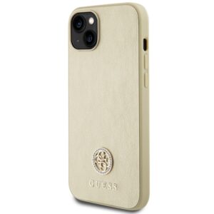Guess GUHCP15MPS4DGPD Apple iPhone 15 Plus/ 14 Plus 6.7" gold kietas dėklas Strass Metal Logo - Image 2