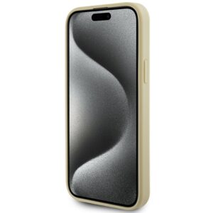 Guess GUHCP15MPS4DGPD Apple iPhone 15 Plus/ 14 Plus 6.7" gold kietas dėklas Strass Metal Logo - Image 5