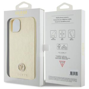Guess GUHCP15MPS4DGPD Apple iPhone 15 Plus/ 14 Plus 6.7" gold kietas dėklas Strass Metal Logo - Image 8