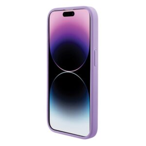 Guess GUHMP15SPSAHMCU Apple iPhone 15 / 14 /13 6.1" violetinės spalvos kietas dėklas Saffiano MagSafe - Image 5
