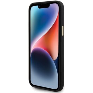 Guess GUHCP15M4DGPK Apple iPhone 15 Plus / 14 Plus 6.7" juodos spalvos kietas dėklas Silicone Logo Strass 4G - Image 5