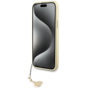 Guess GUHCP15MGF4GGR Apple iPhone 15 Plus / 14 Plus 6.7" grey kietas dėklas 4G Charms Collection - Image 5