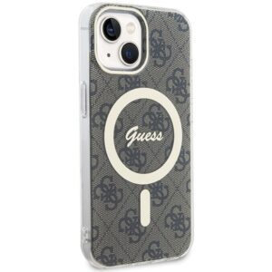 Guess GUHMP15MH4STW Apple iPhone 15 Plu s/ 14 Plus 6.7" rudos spalvos kietas dėklas IML 4G MagSafe - Image 4