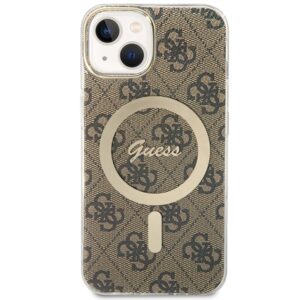 Guess GUHMP13MH4STW Apple iPhone 13 / 14 / 15 6.1" rudos spalvos kietas dėklas 4G MagSafe - Image 2